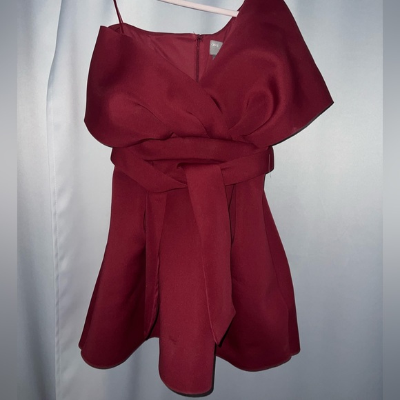 gorgeous red asos one shoulder dress - Picture 6 of 12
